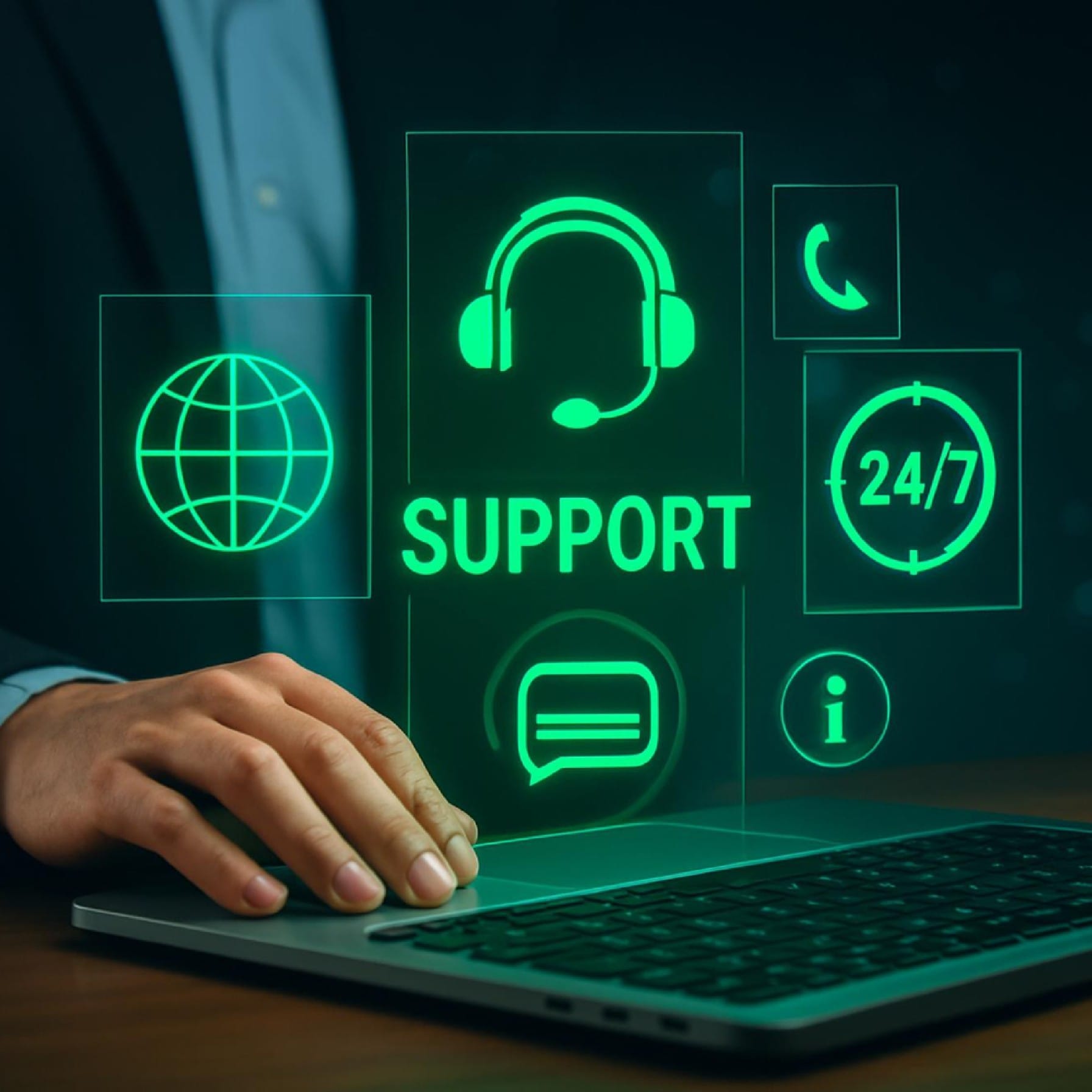 End-to-End <br>Support –